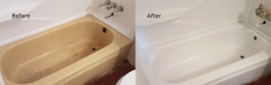 Bathroom Resurfacing Resurface Old, Is It Safe To Refinish Bathtub
